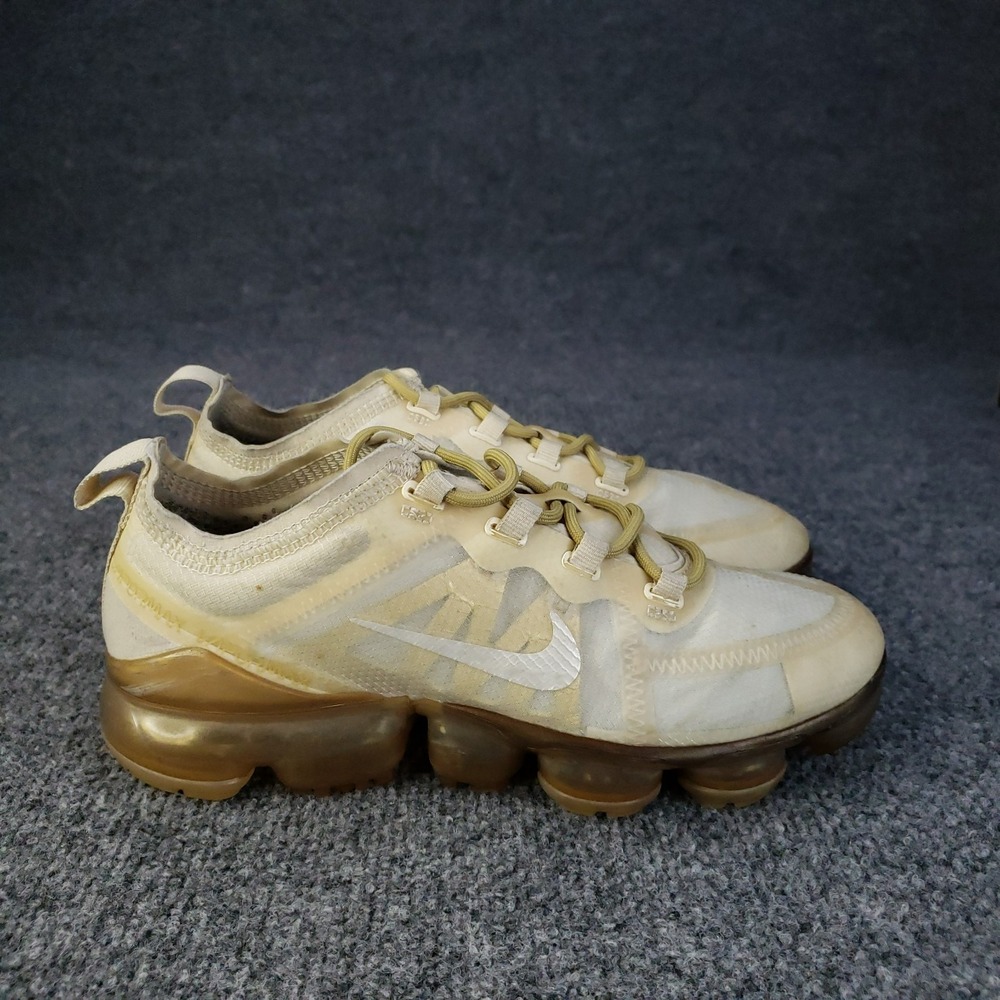 Nike Air VaporMax 2019 Shoes Womens Size 6.5 Beige Running‎ Sneakers AR6632-101